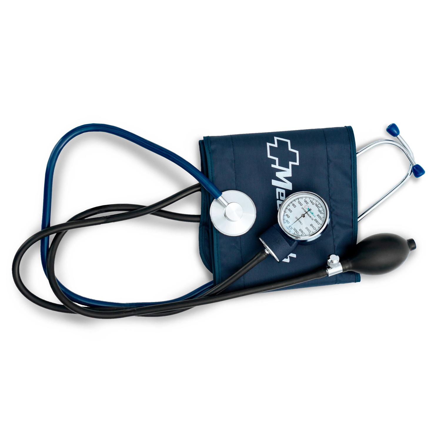 Тонометр MEDITECH МТ-10L механический со стетоскопом в комплекте и люминесцентным манометром - 5